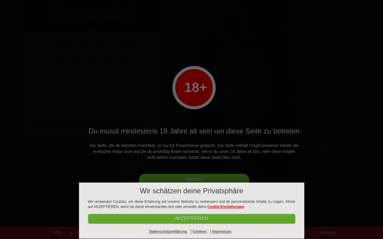 6gesucht.com Erfahrungen & Bewertungen Webseite Screenshot