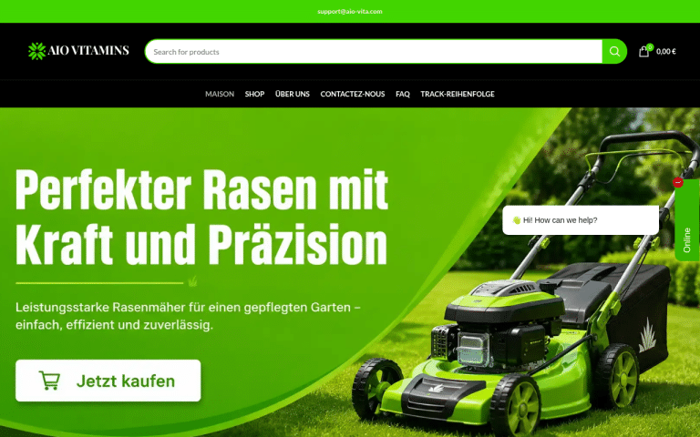 aio-vita.com Erfahrungen & Bewertungen Webseite Screenshot