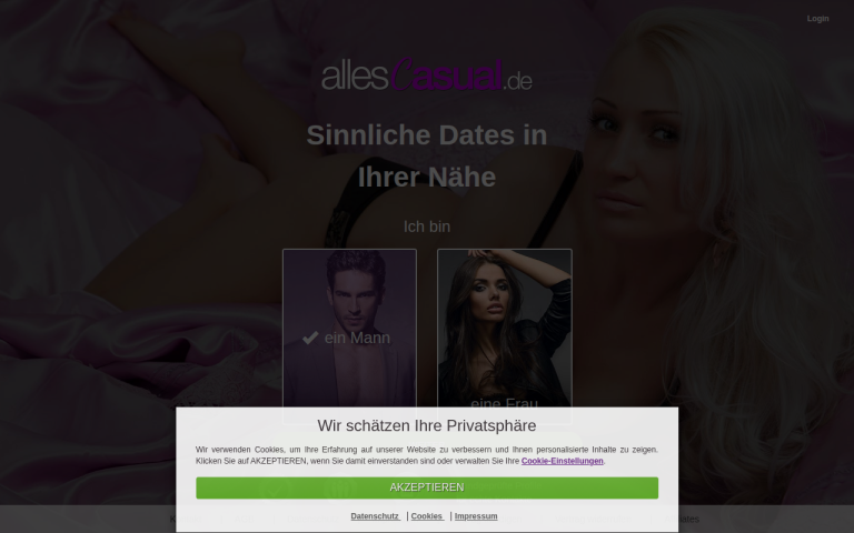 allescasual.de Erfahrungen & Bewertungen Webseite Screenshot