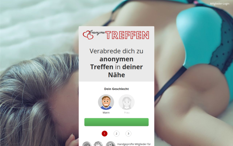 anonymetreffen.de Erfahrungen & Bewertungen Webseite Screenshot