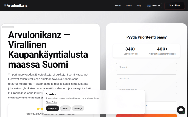 arvulonikanz.com Erfahrungen & Bewertungen Webseite Screenshot