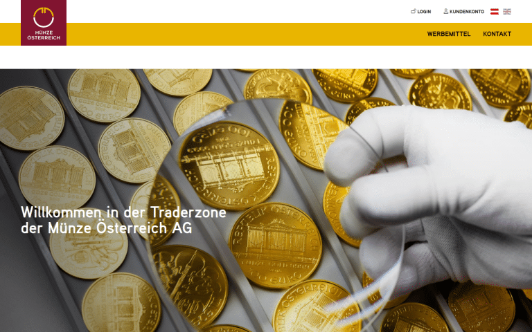 austrianmint-traderzone.com Erfahrungen & Bewertungen Webseite Screenshot