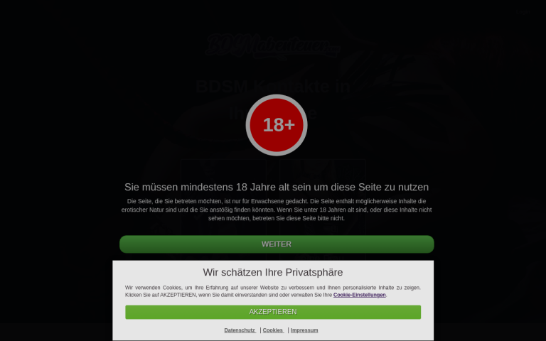 bdsmabenteuer.com Erfahrungen & Bewertungen Webseite Screenshot