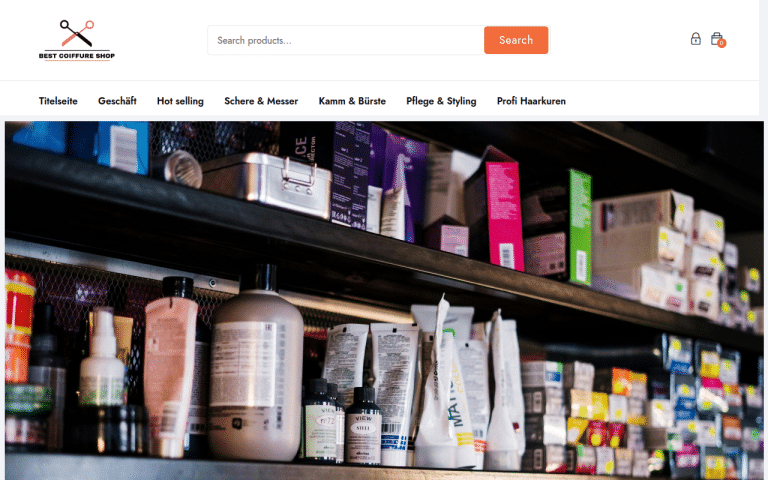 bestcoiffureshop.com Erfahrungen & Bewertungen Webseite Screenshot