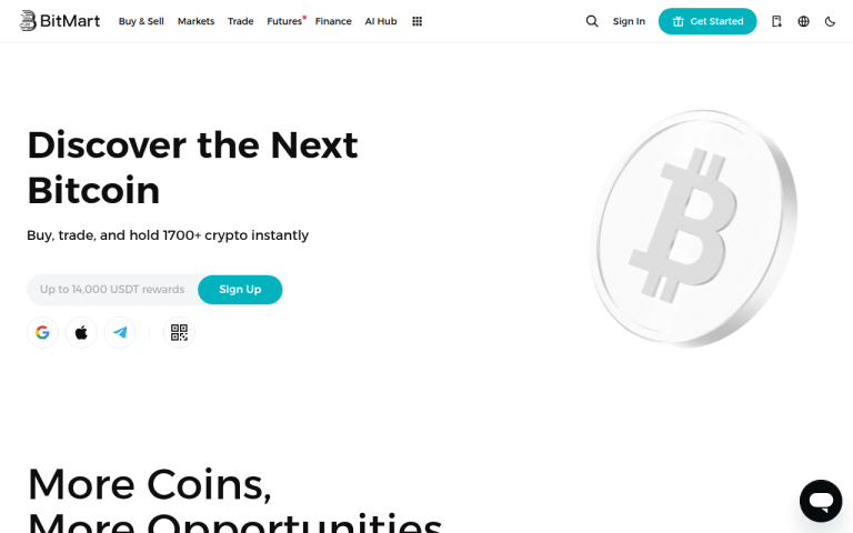 bitmart.com Erfahrungen & Bewertungen Webseite Screenshot