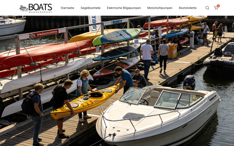 boatswassersport.com Erfahrungen & Bewertungen Webseite Screenshot