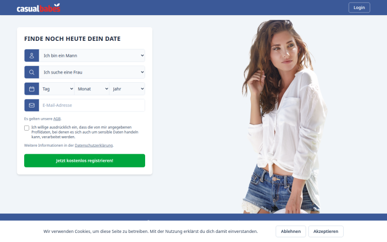 casualbabes.de Erfahrungen & Bewertungen Webseite Screenshot