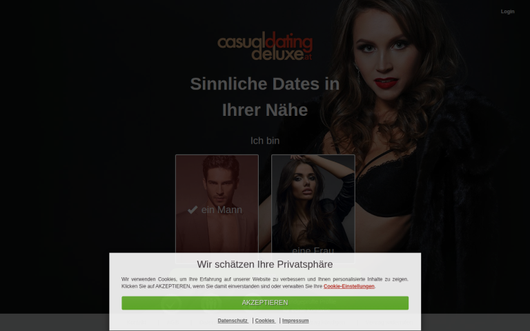 casualdatingdeluxe.at Erfahrungen & Bewertungen Webseite Screenshot