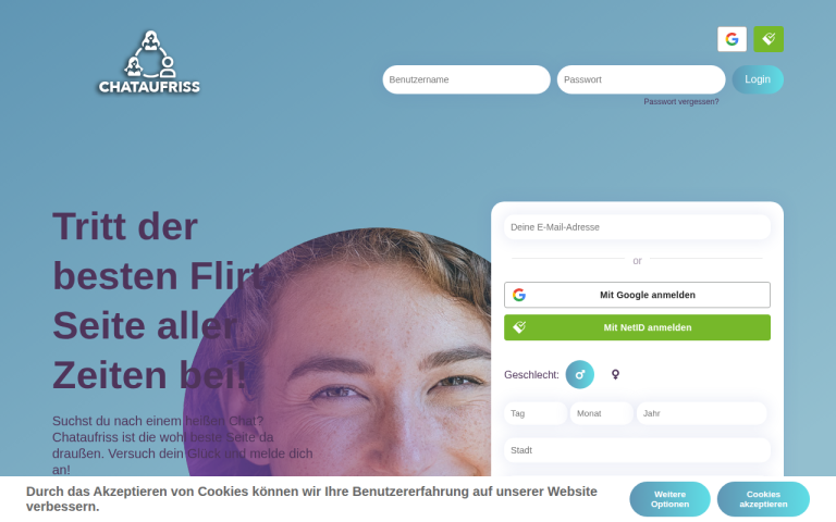chataufriss.com Erfahrungen & Bewertungen Webseite Screenshot
