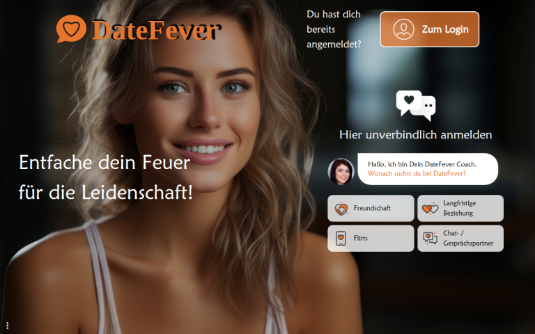 datefever.de Erfahrungen & Bewertungen Webseite Screenshot