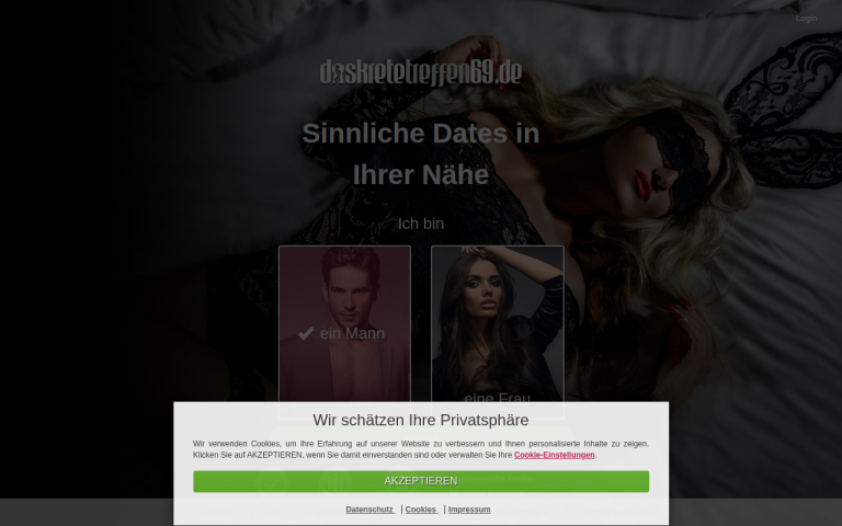 diskretetreffen69.de Erfahrungen & Bewertungen Webseite Screenshot