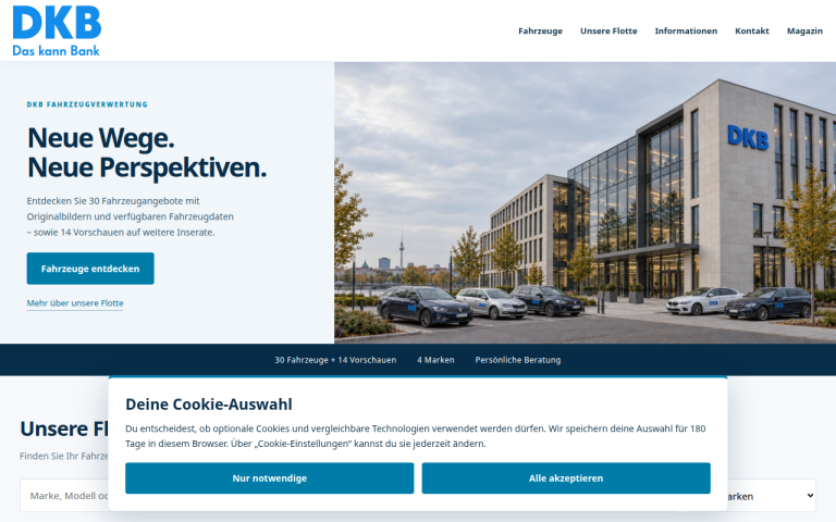 dkb.customersales.de Erfahrungen & Bewertungen Webseite Screenshot