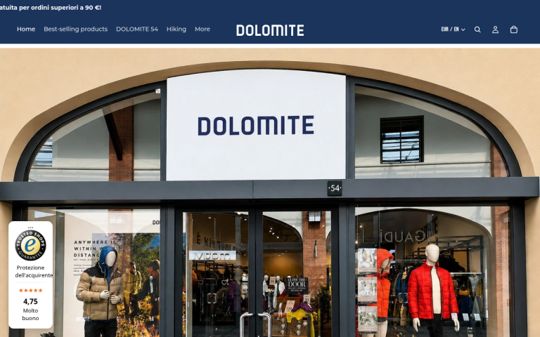 dolomite-shop.myshopify.com Erfahrungen & Bewertungen Webseite Screenshot