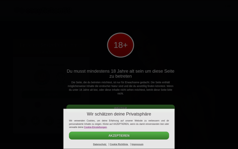 easyficken69.com Erfahrungen & Bewertungen Webseite Screenshot