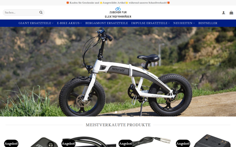 ebikezubehorkauf.com Erfahrungen & Bewertungen Webseite Screenshot