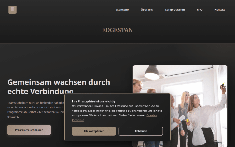 edgestan.com Erfahrungen & Bewertungen Webseite Screenshot