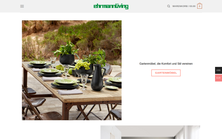 ehrmannliving.com Erfahrungen & Bewertungen Webseite Screenshot
