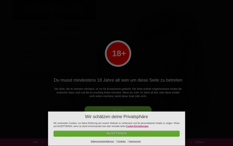 eronino.de Erfahrungen & Bewertungen Webseite Screenshot