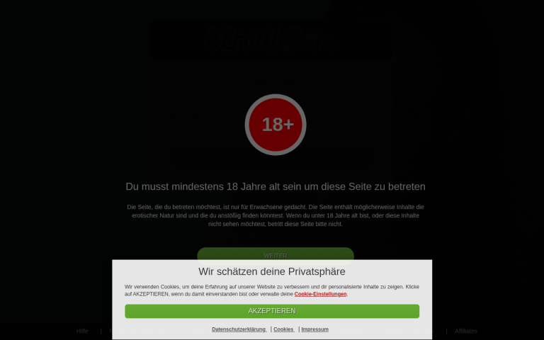 erotikpur.de Erfahrungen & Bewertungen Webseite Screenshot