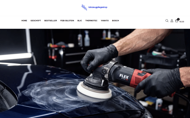 fahrzeugpflegeshop.com Erfahrungen & Bewertungen Webseite Screenshot