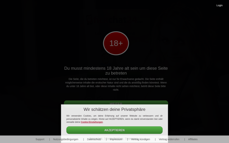 fickchat24.com Erfahrungen & Bewertungen Webseite Screenshot