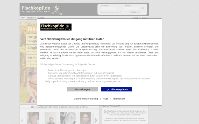 fischkopf.de Erfahrungen & Bewertungen Webseite Screenshot