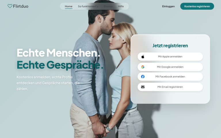 flirtduo.de Webseite Screenshot