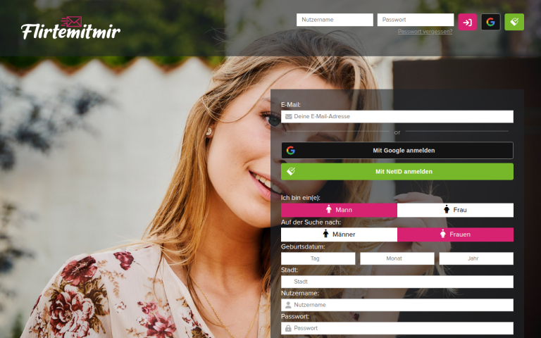 flirtemitmir.com Erfahrungen & Bewertungen Webseite Screenshot