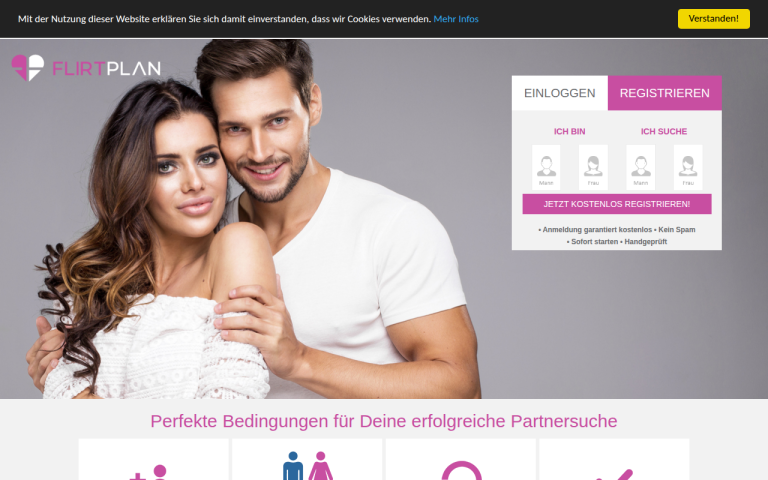 flirtplan.de Erfahrungen & Bewertungen Webseite Screenshot