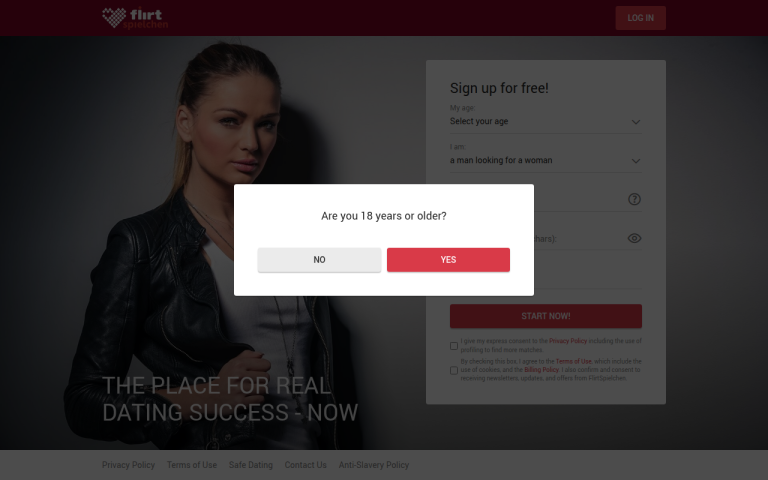 flirtspielchen.de Erfahrungen & Bewertungen Webseite Screenshot