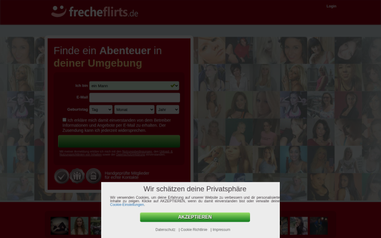 frecheflirts.de Erfahrungen & Bewertungen Webseite Screenshot