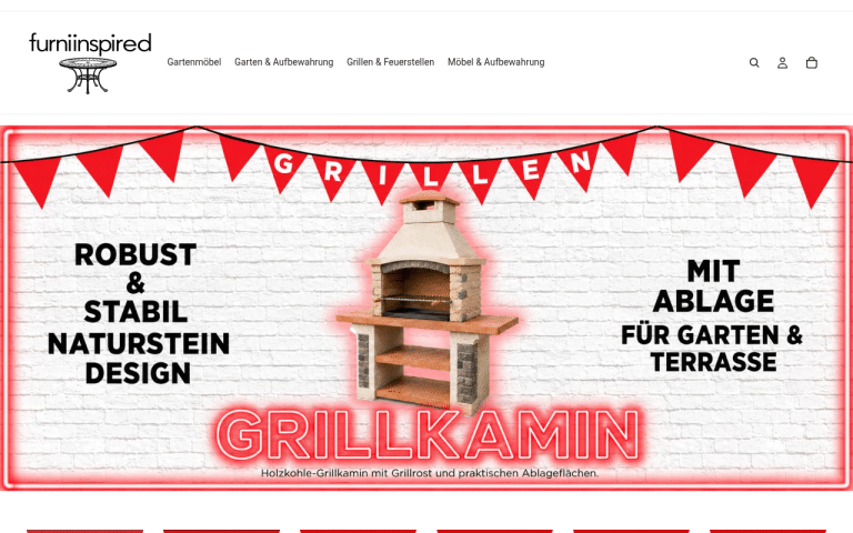 furniinspired.com Erfahrungen & Bewertungen Webseite Screenshot