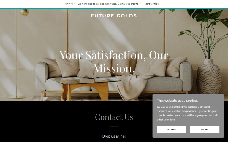 futuregolds.com Erfahrungen & Bewertungen Webseite Screenshot