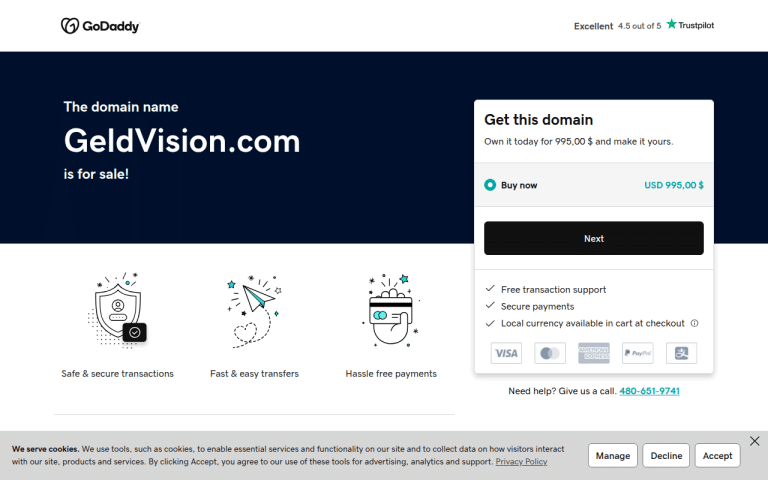 geldvision.com Erfahrungen & Bewertungen Webseite Screenshot