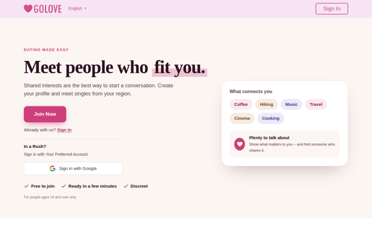 golove.ch Erfahrungen & Bewertungen Webseite Screenshot