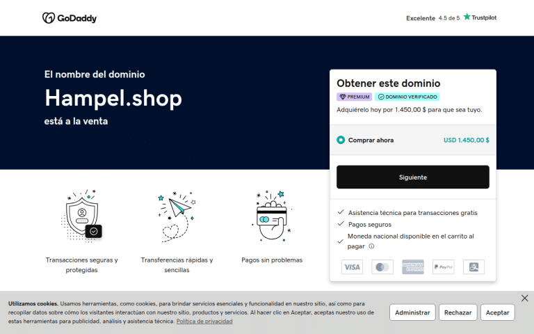 hampel.shop Erfahrungen & Bewertungen Webseite Screenshot