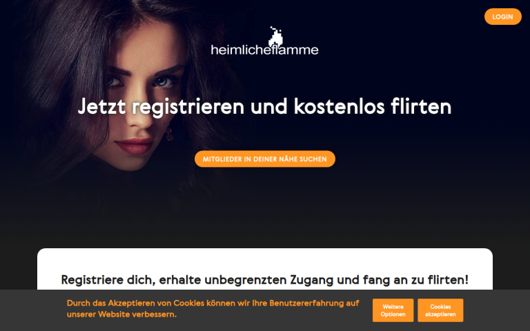 heimlicheflamme.com Erfahrungen & Bewertungen Webseite Screenshot