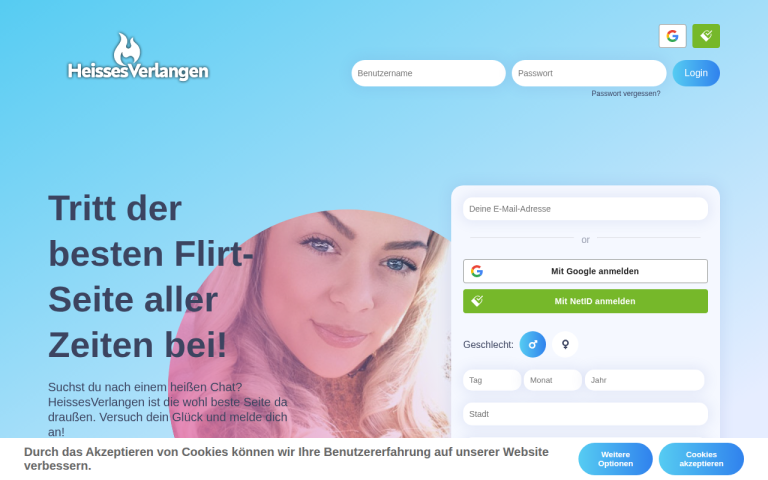 heissesverlangen.com Erfahrungen & Bewertungen Webseite Screenshot