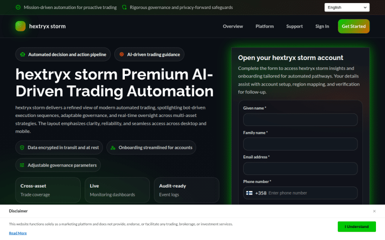hextryxstorm.digital Erfahrungen & Bewertungen Webseite Screenshot