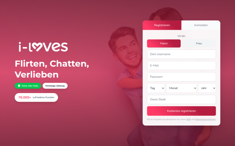 i-loves.com Erfahrungen & Bewertungen Webseite Screenshot
