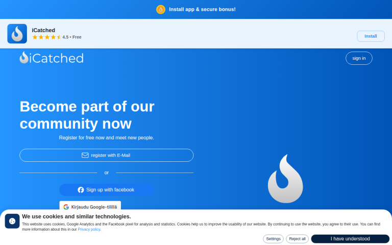 icatched.de Erfahrungen & Bewertungen Webseite Screenshot