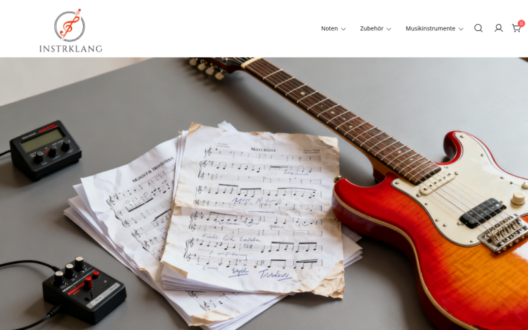 instrklang.com Erfahrungen & Bewertungen Webseite Screenshot