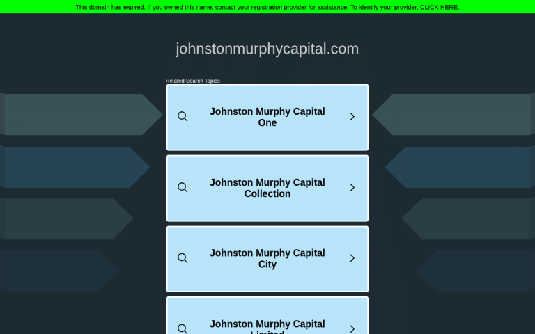 johnstonmurphycapital.com Erfahrungen & Bewertungen Webseite Screenshot