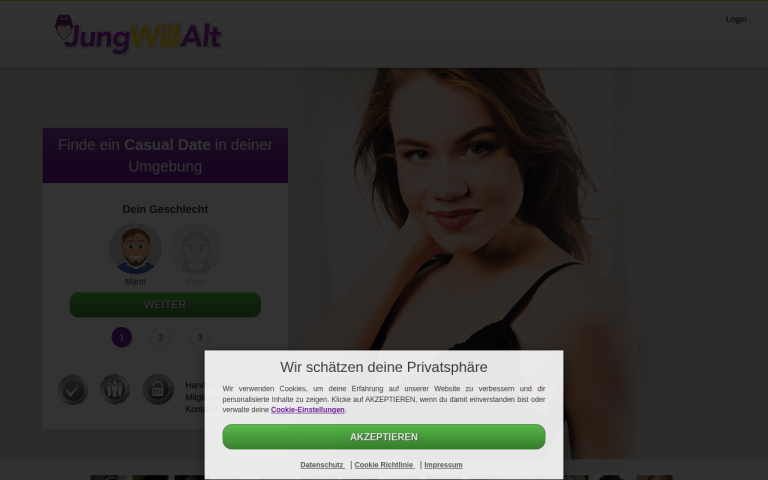 jungwillalt.com Erfahrungen & Bewertungen Webseite Screenshot