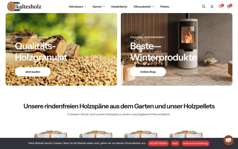 kaltesholz.com Erfahrungen & Bewertungen Webseite Screenshot
