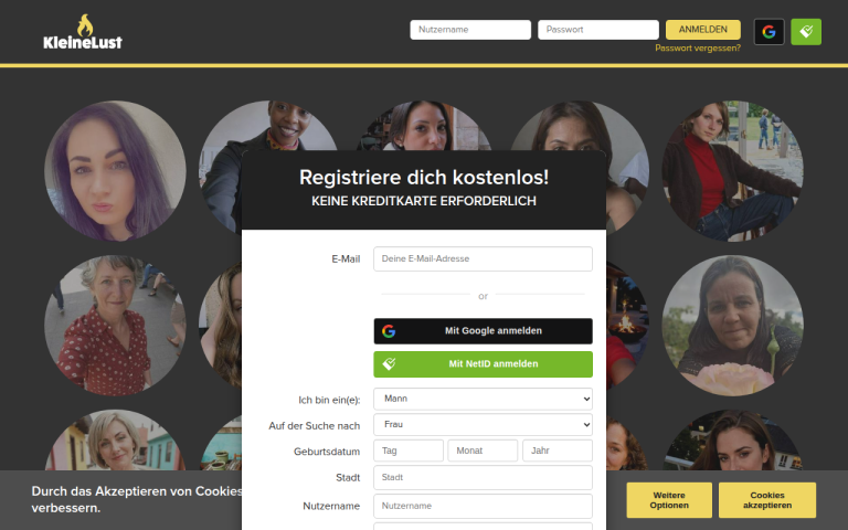 kleinelust.com Erfahrungen & Bewertungen Webseite Screenshot