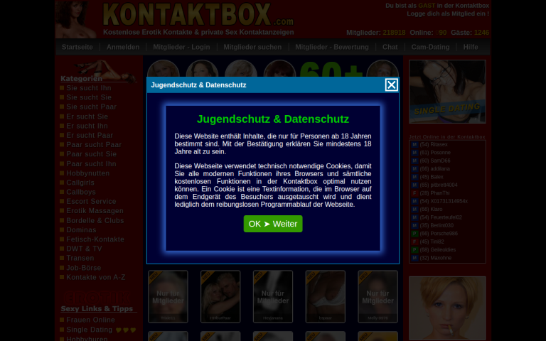 kontaktbox.com Erfahrungen & Bewertungen Webseite Screenshot