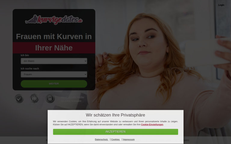 kurvigedates.de Erfahrungen & Bewertungen Webseite Screenshot
