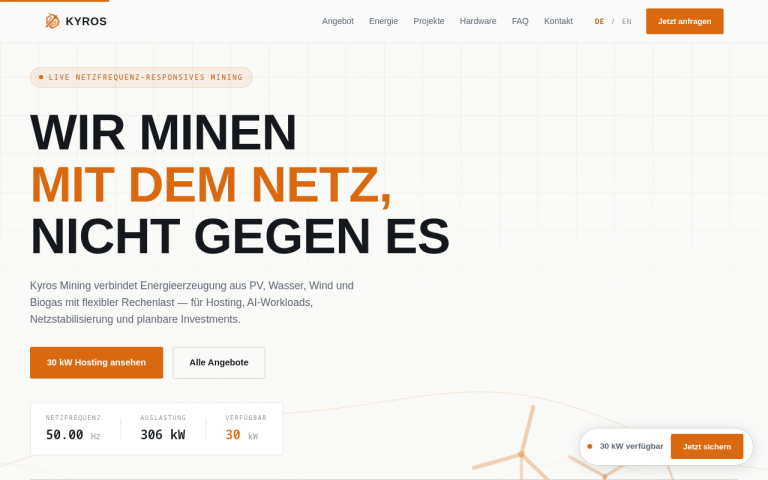 kyros-mining.github.io Erfahrungen & Bewertungen Webseite Screenshot