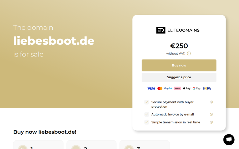 liebesboot.de Erfahrungen & Bewertungen Webseite Screenshot